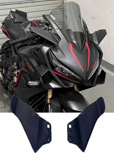 ホンダcbr250rr,cbr600,f4,cbr600rr,vfr1200,vfr800,cbr1100xx用モーターサイクルサイドウィングレット,空力翼キット,スポイラーフェアリング