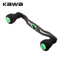KAWA Carbon Fiber Handle com EVA Knob, Pesca Tackles, DIY Acessório, D, A Reel, Comprimento 130 milímetros, Tamanho do Furo 8x5 milímetros