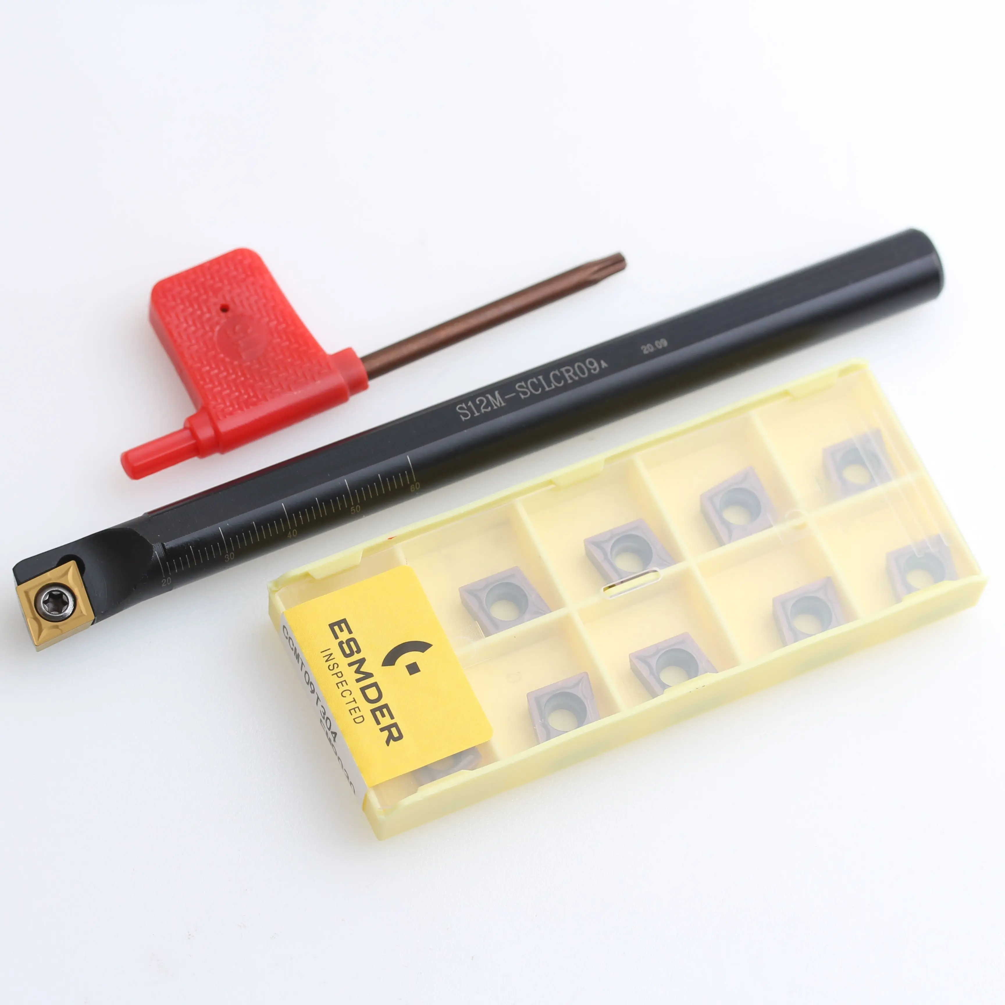 1PC S12M SCLCR09 CNC ตัดภายในเครื่องมือกลึงเจาะบาร์ผู้ถือ CCMT