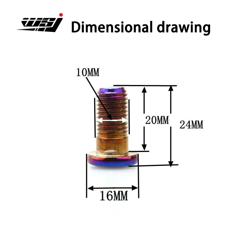 Modification of M10 * 20 brake disc screw s brake disc for motorcycle electric vehicle