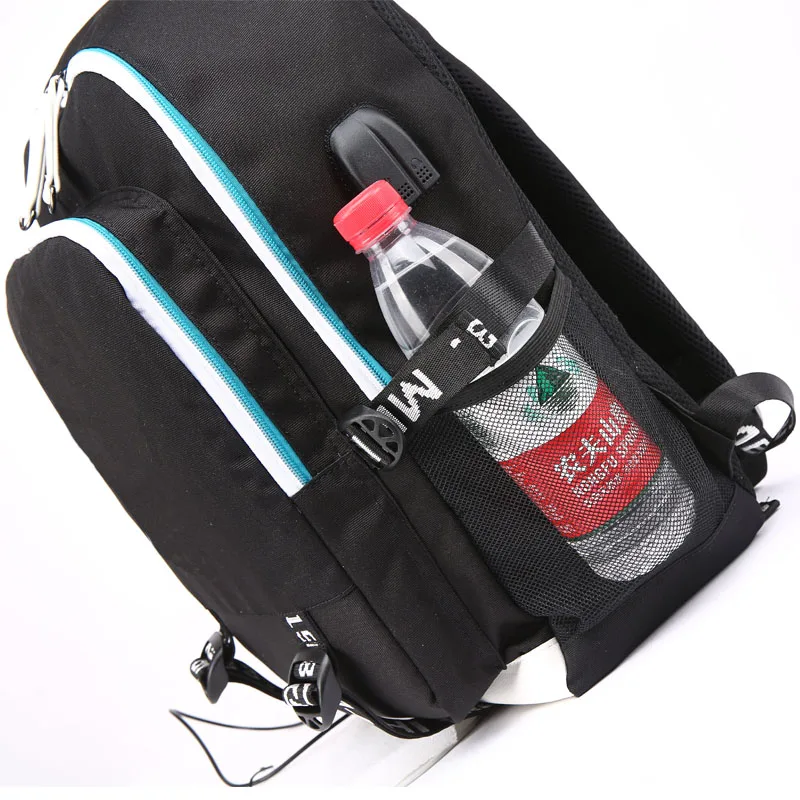High Quality Backpack Schoolbag USB Men's Women's Leisure Travel Laptop Bags Anime Kakegurui Backpack Shoulder Bags