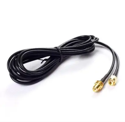 1pcs/lot WiFi WAN Router 3M Wi-Fi Antenna Extension Cable RP-SMA