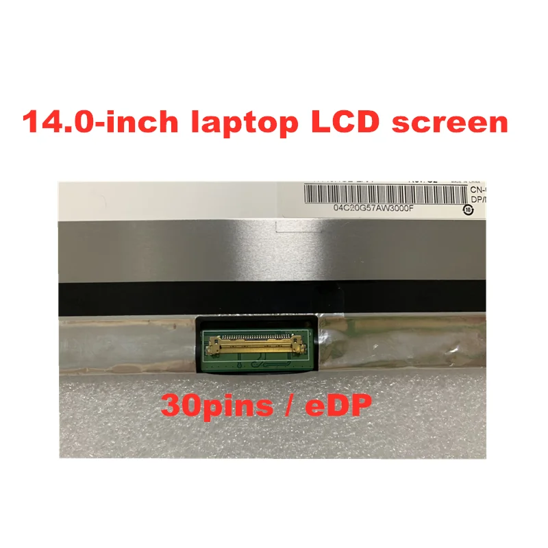 オリジナル14 "インチのラップトップlcd ledスクリーンマトリックス表示B140HTN01.4 HB140FH1-401 N140HGE-EA1 N140HGE-EBA N140HGE-EAA 30ピンedp