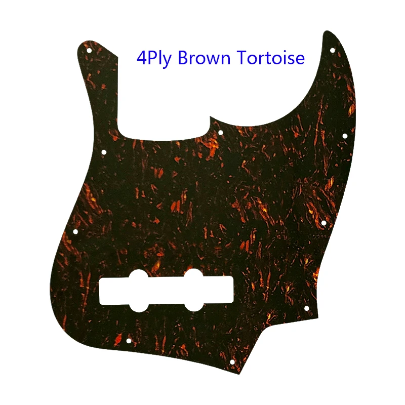 Fei Man Custom Quality Prats - For US 10 Holes 4 String Standard Jazz Bass Guitar Pickguard Scratch Plate Flame Pattern