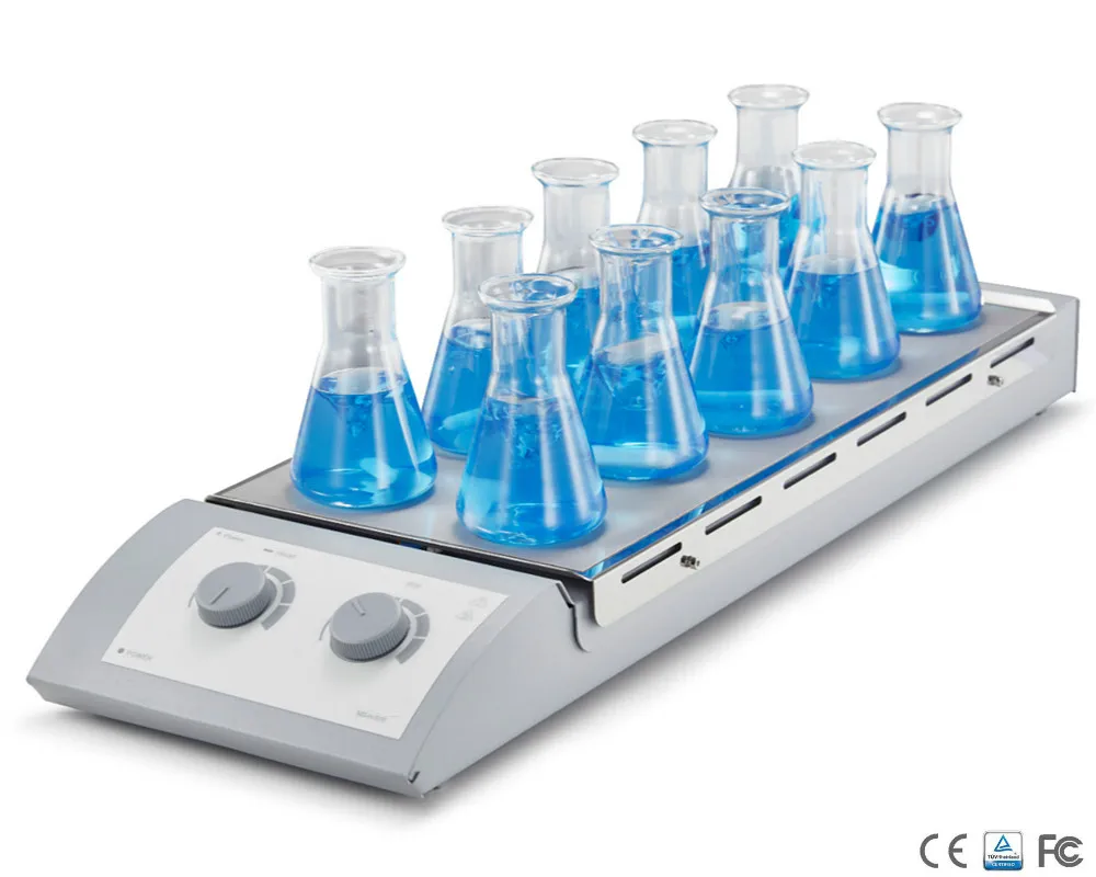 MS-H-S10 10-Channel Classic Hotplate Magnetic Stirrer with Heating