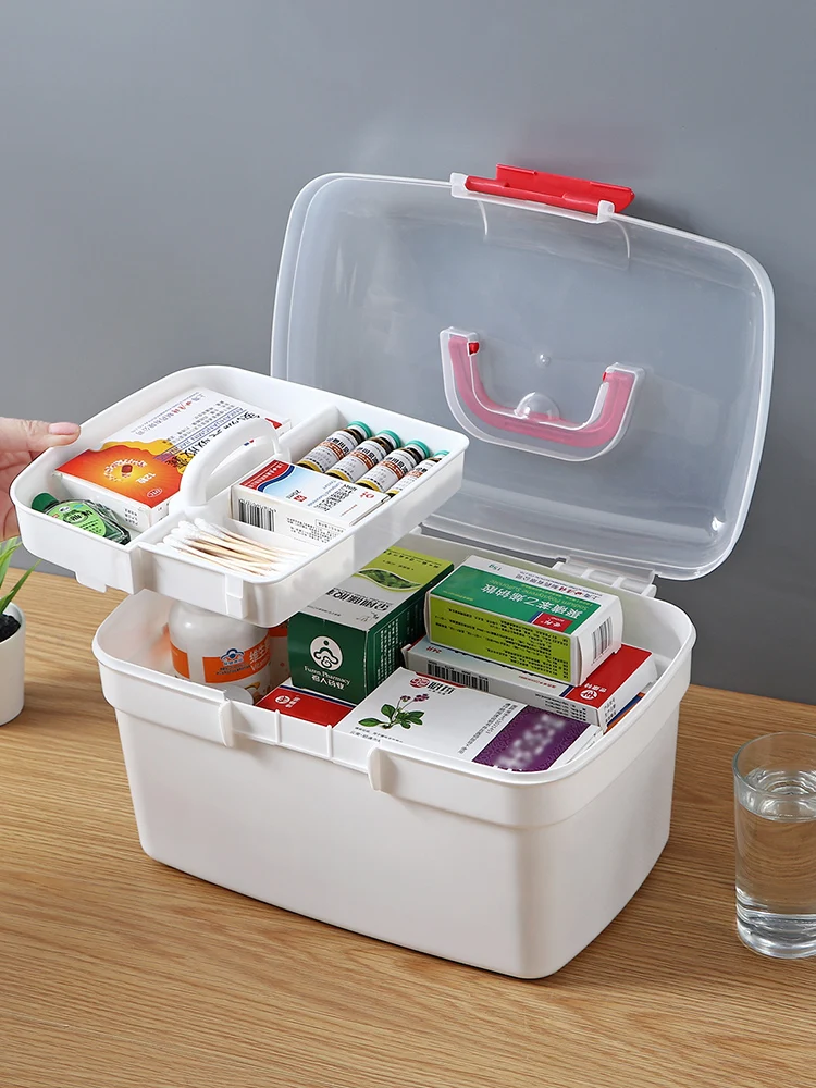 

Home medicine complete storage box first aid kit medical emergency kit medicine box medicine small medicine box