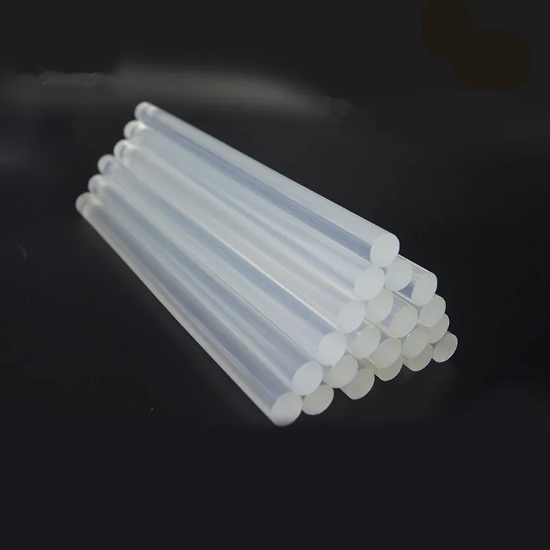 Imagem -02 - Metade Transparente Quente Derretimento Adesivo Vara Alta Viscosidade Elétrica Arma Reparação Ferramentas Elétricas Faça Você Mesmo Comida Grau Cola Tira 200 mm 10 Peças