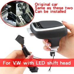 For Volkswagen Tiguan Magotan Touran Bora Cc Gear Head Automatic Transmission With Led Shift Handle Modified Gear Shift Knob