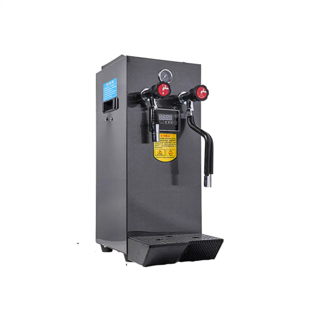 Commercial Steam Water Boier Milk Frother Milkshake Foam Machine Dual Display Fully Automatic Milk Tea Shop Equipment