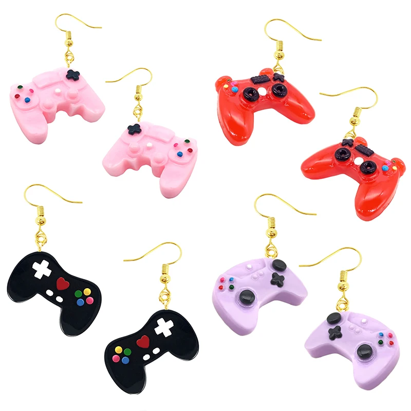 Earring For Women Resin Drop Custom Made Handmade Cute Girls Gift Eardrop Recreational Machines Game Fandle Gift Jewelry Party