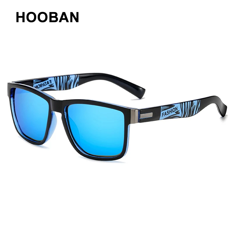 Classic Sports Polarized Sunglasses Men Women Fashion Square Male Sun Glasses Stylish Summer Blue Green Shades Goggle UV400