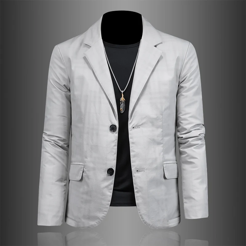 2021 New Arrival Winter High Quality 90% White Duck Down Suit Jackets Men Coat Plus-Size M-4XL