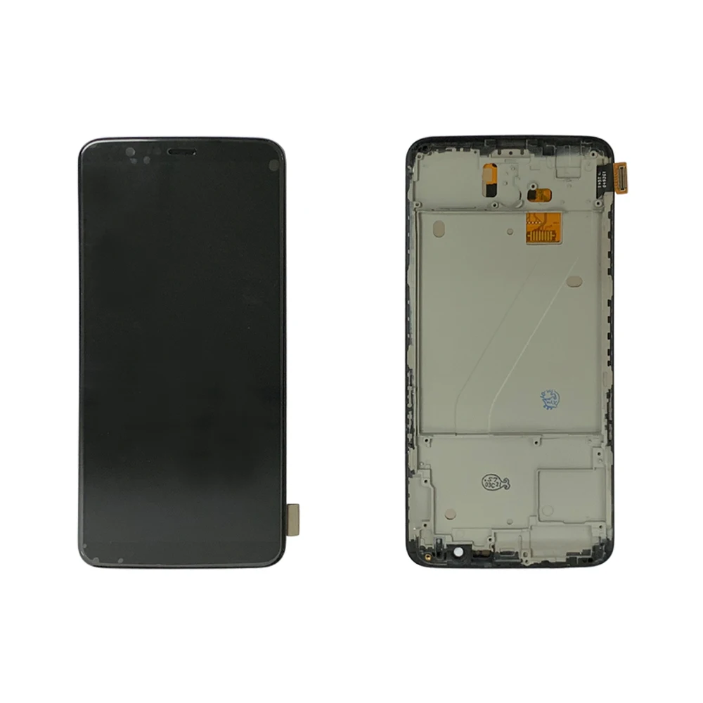 AAA LCD For Oneplus 5T A5010 LCD Display Touch Screen Digitizer Glass Assembly + Frame for One Plus 5T Display