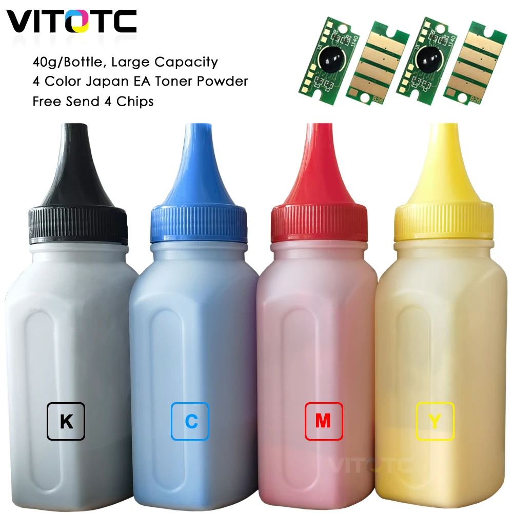 4 Color Toner Powder Cartridge Chip Kit for Epson Aculaser C1700 1750 CX17 Laser Printer Refill