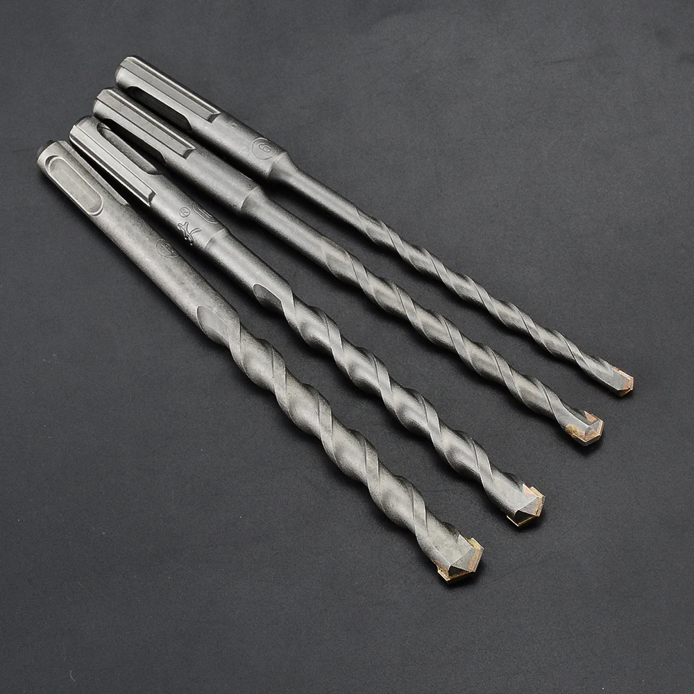 1 pcs  Electric Hammer SDS Plus Drill Bit  6-25mm for Concrete Wall Brick Block Masonry Through-Wall Alloy Hammer Drilling Bits