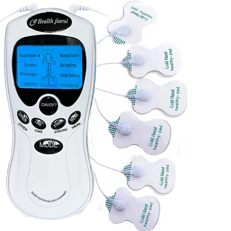 Masajeador eléctrico Tens para relajación muscular, terapia de masaje adelgazante para el dolor de cuello, espalda y pie, mioestimulador corporal, electroterapia