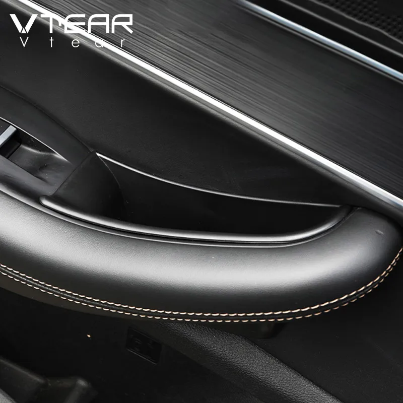 Vtear Door Armrest Storage Box Decoration Car Inner ABS Trim Styling Interior Accessories Parts For Chery Tiggo 7 Pro 2022