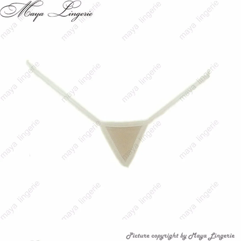 Bralroma Sexy Men Micro Thongs Male Mini GString Weiss Transparent Multi Colors Panties See Through Mesh Extrem Underwear NA0020