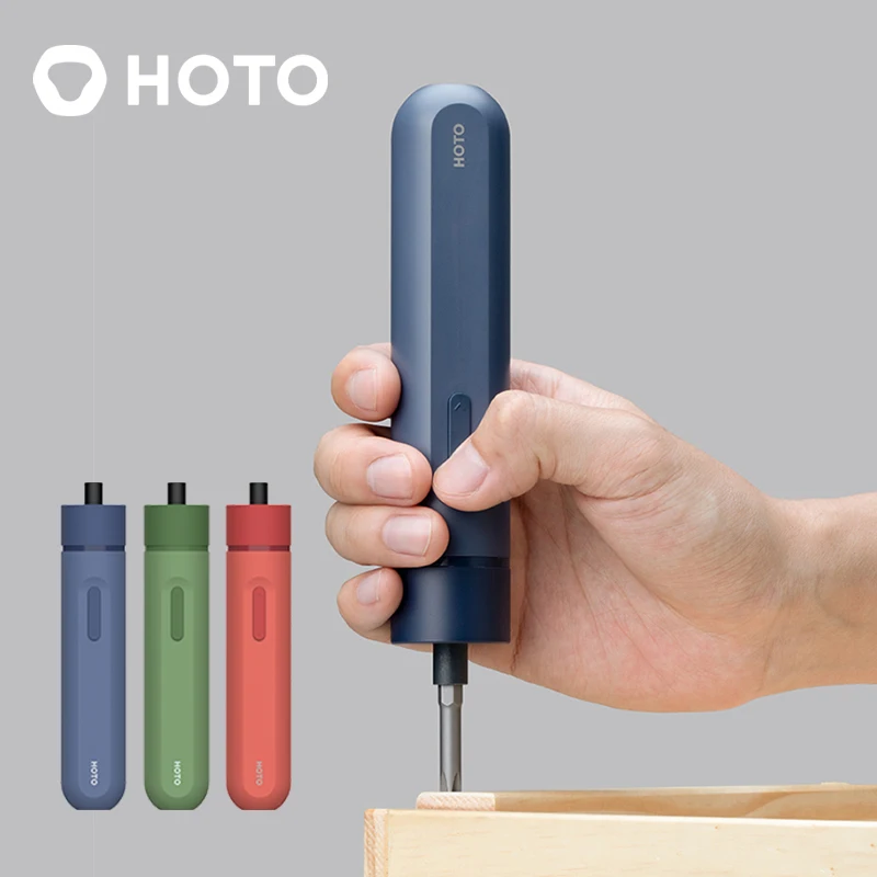 HOTO Li-ion Electric Screwdriver Lite Power Screwdrivers Portable Repair Home Tools 3.6V Battery To Cordless Screwdriver Set DIY