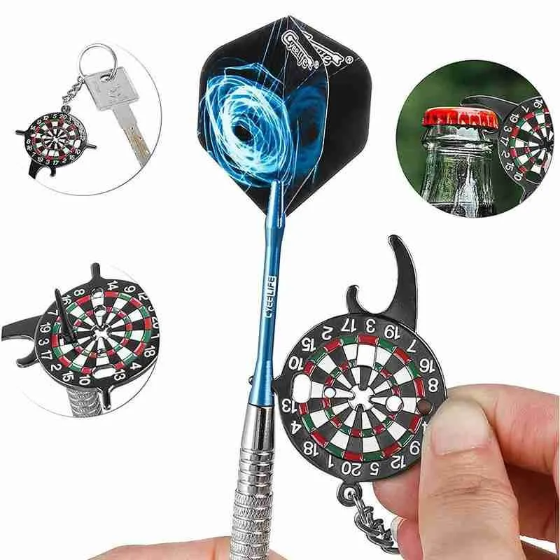 Keychain Dart Wrench Tool Tighten Darts Shaft Bottle Removal Keychain Survival Opener Accessories Dart Outdoor Dart Tools W S5Z7