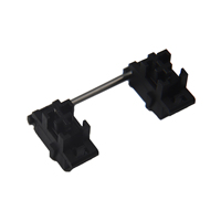 Cherry Plate Mounted Stabilizers Black Base Clear Satellite Axis 7u 6.25u 2u 3u 6u For Mechanical Keyboard GK61 GK61X