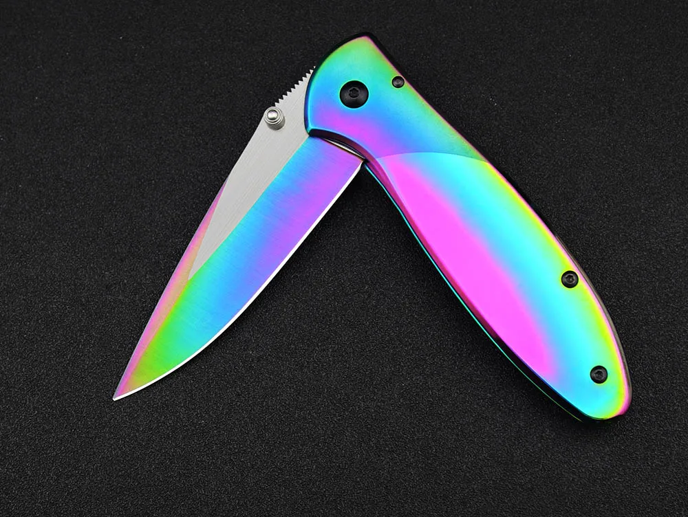 Folding Blade Utility Knife - Self Defense Outdoor Knife Multi Color