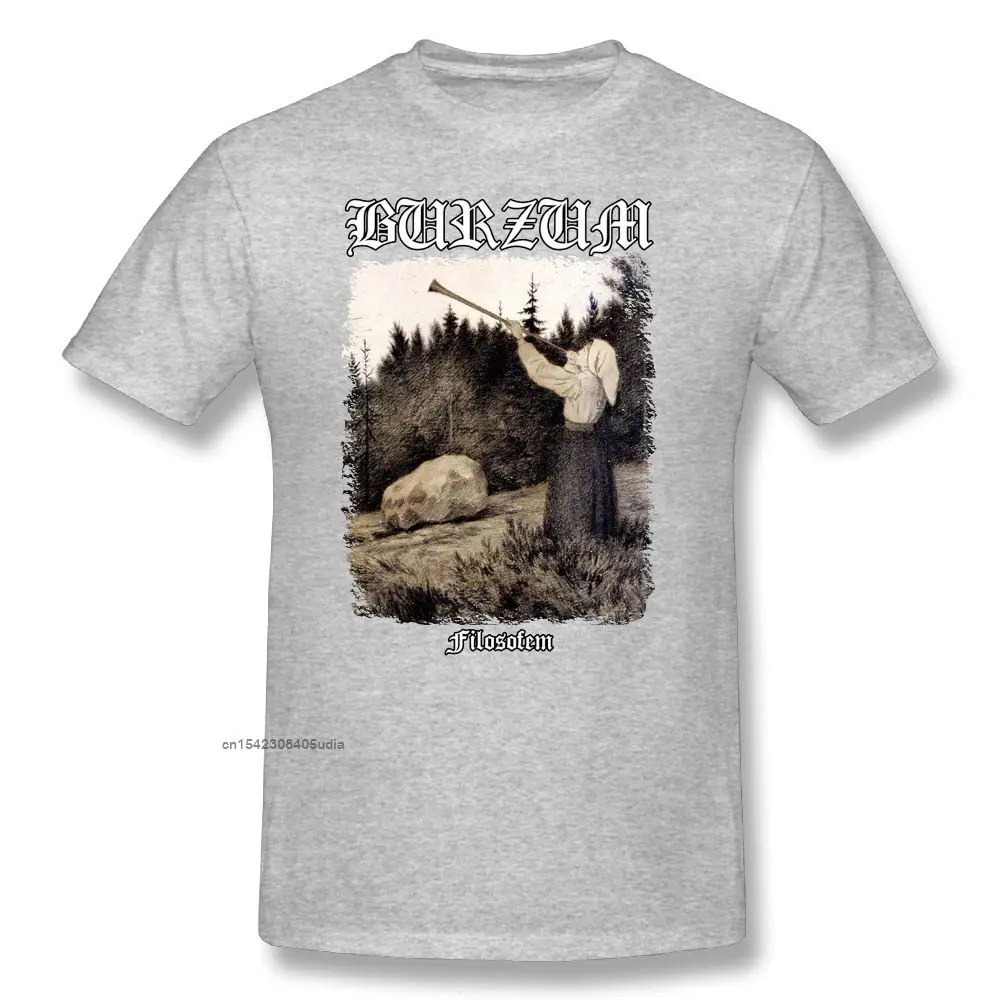 Burzum camisetas filosofem capa gráfica t camisa masculina casual camisetas plus size bonito algodão camiseta com mangas curtas