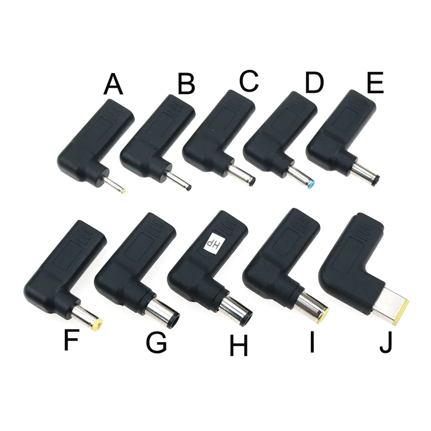 

1pcs PD Quick Charger Type-C To 2.5x0.7/3.0x1.1/5.5x2.5/4.5x3.0/5.0x3.0/6.5x4.4 DC Connector For ASUS Notebook Laptop adapter