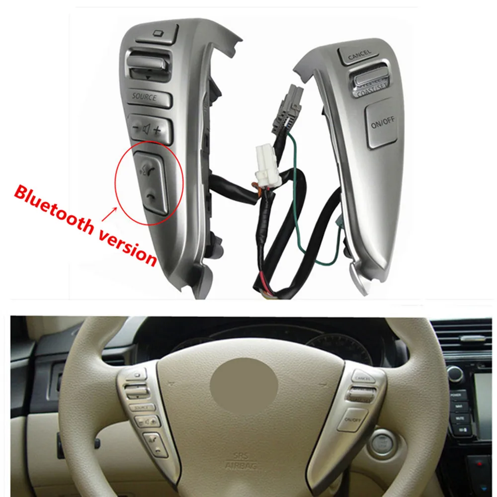 Plastic Multi-function steering wheel button For NISSAN TIIDA SENTRA SUNNY Livina ALMERA