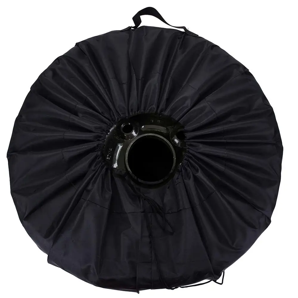 Automobile Wheel Tire Cover Black Car Spare Tire Covers Case Soft Pouch Bag Protector Cover 1Pcs