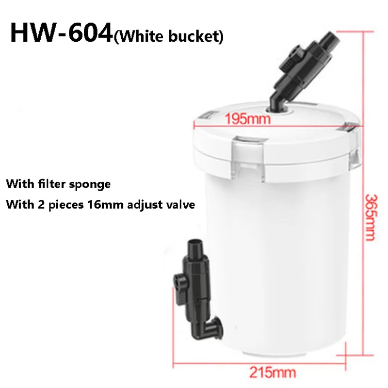 SUNSUN 604 pre filter EW-604 HW-604 external filter aquarium filter bucket 4 PCS filter sponge filter cartridge