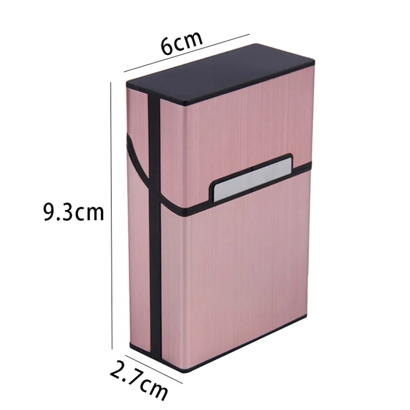 Waterproof Anti-wrinkle Tobacco Cases Aluminum Cigar Cigarette Case Tobacco Storage Container Cigarette Accessories In Stock