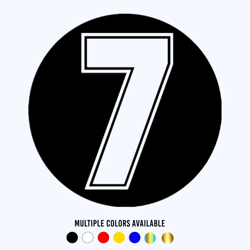 

CK20170# наклейки на авто цифровой 7 водонепроницаемые наклейки на машину наклейка для авто автонаклейка стикер этикеты винила наклейки стайли...