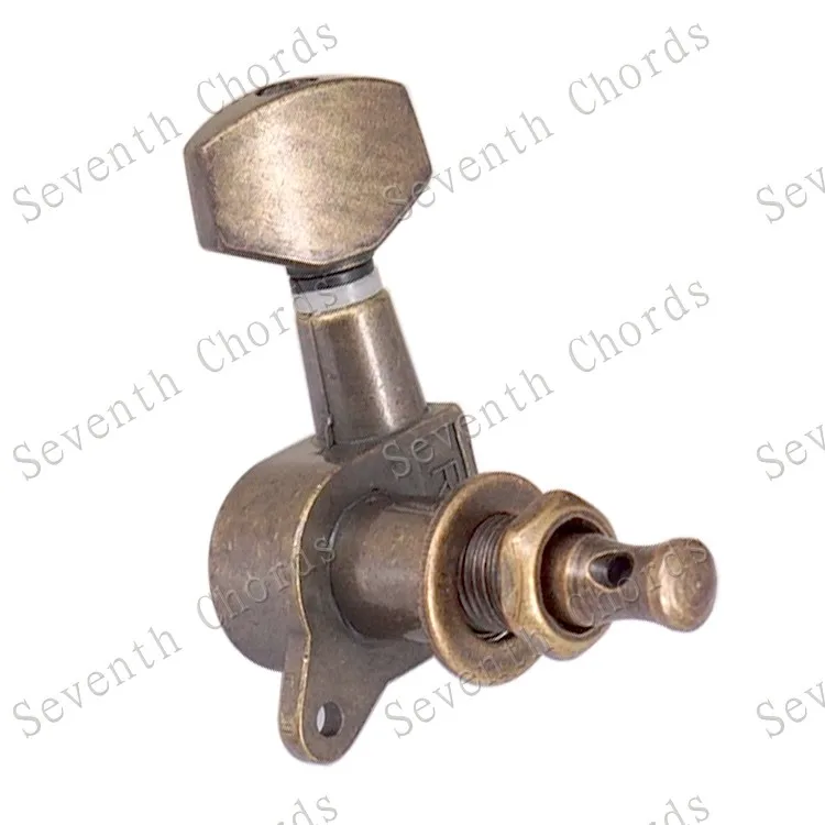 1 Set Bronze-Kupfer-Stimmwirbel für E-Gitarre und Akustikgitarre, Stimmmechaniken, Saiten, Knöpfe, Stimmapparate, Zubehörteile – Detail 15