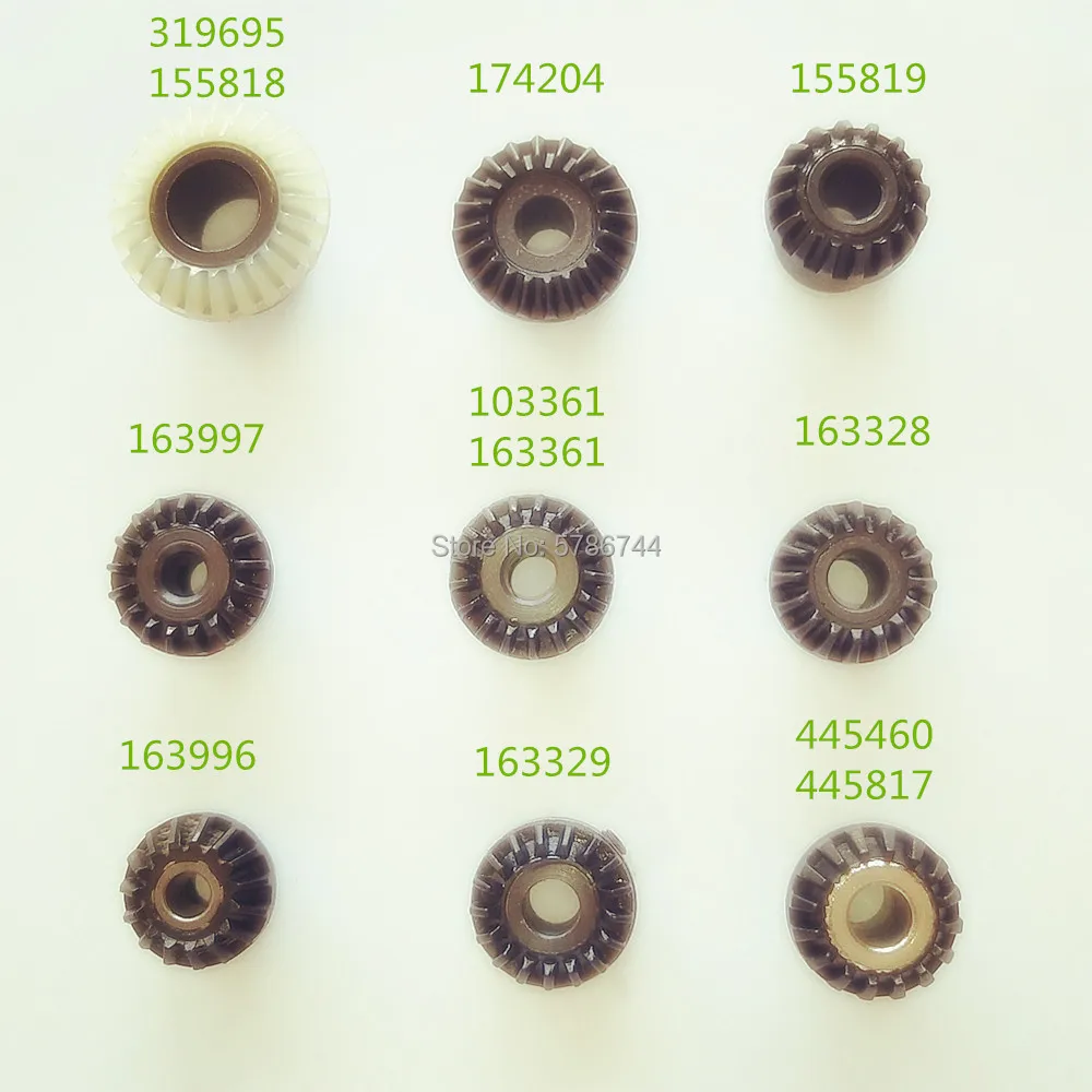 155819 319695 163361 163997 163329 Gears for Multi-function sewing machine singer 500 series 600 series singer 974 964 2045 etc