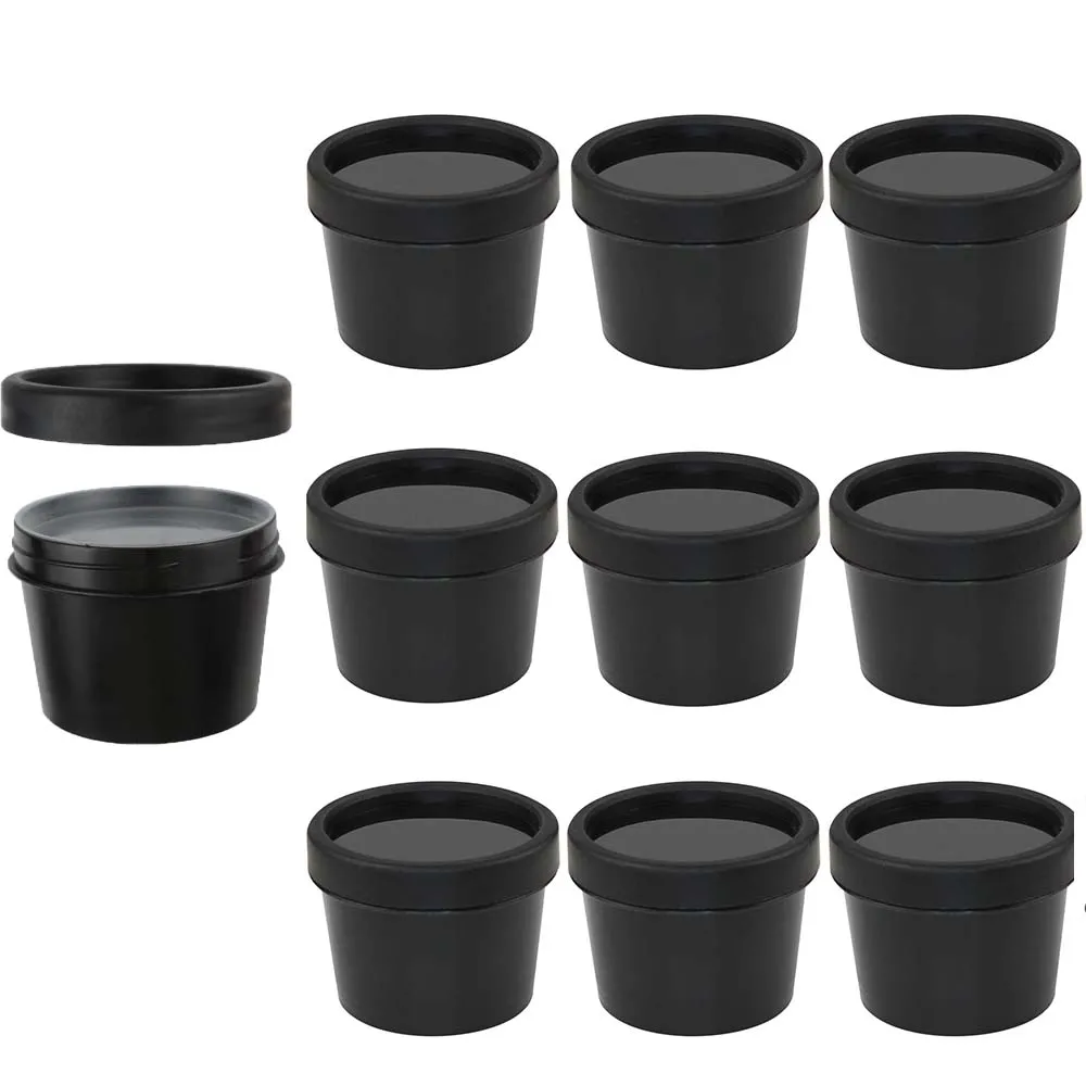 

10pcs 30ml 50ml 100ml Refillable Bottles Travel Face Cream Lotion Cosmetic Container Plastic Empty Makeup Jar Pot