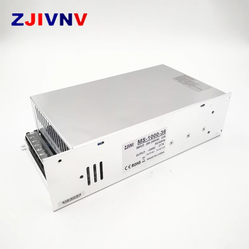 Adjustable voltage current 1000w Switching Power Supply 0-24v 36v 48v 60v 72v 90v 110v 220v For Led Display Inductry 110/ 220vac