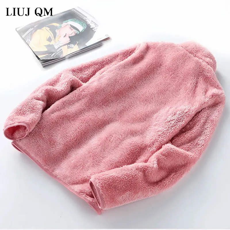 2024 Autumn Stand-up Collar Coral Fleece Outdoor Jacket Women Plus Velvet Thickened Warm Double-sided Cardigan Jacket Female