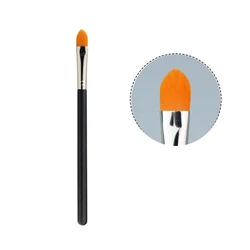 1Pc Professional Straight Flat Concealer Brush Synthetic Fiber Concealer Cosmetic Makeup Brush Blending Beauty Makeup Brush