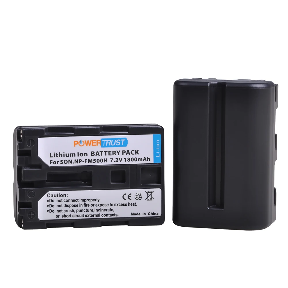 NP-FM500H 1800mAh NP FM500H Battery for Sony NP-FM500H Alpha SLT A57 A58 A65 A77 A99 A77V A77II DSLR-A100 A200 A350 A450 A500