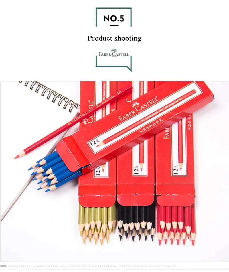 12 stücke Faber Castell Einfarbig Ölige Farbige Zeichnung Bleistift Set Skizzieren Bleistift Farbige Schule Liefert Colores Profesionales – Detail 10