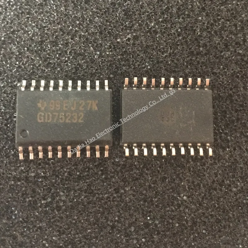 5 pz/lotto GD75232 GD75232DWR SOP20 7.2 Nuovo Originale/Driver/Ricevitore