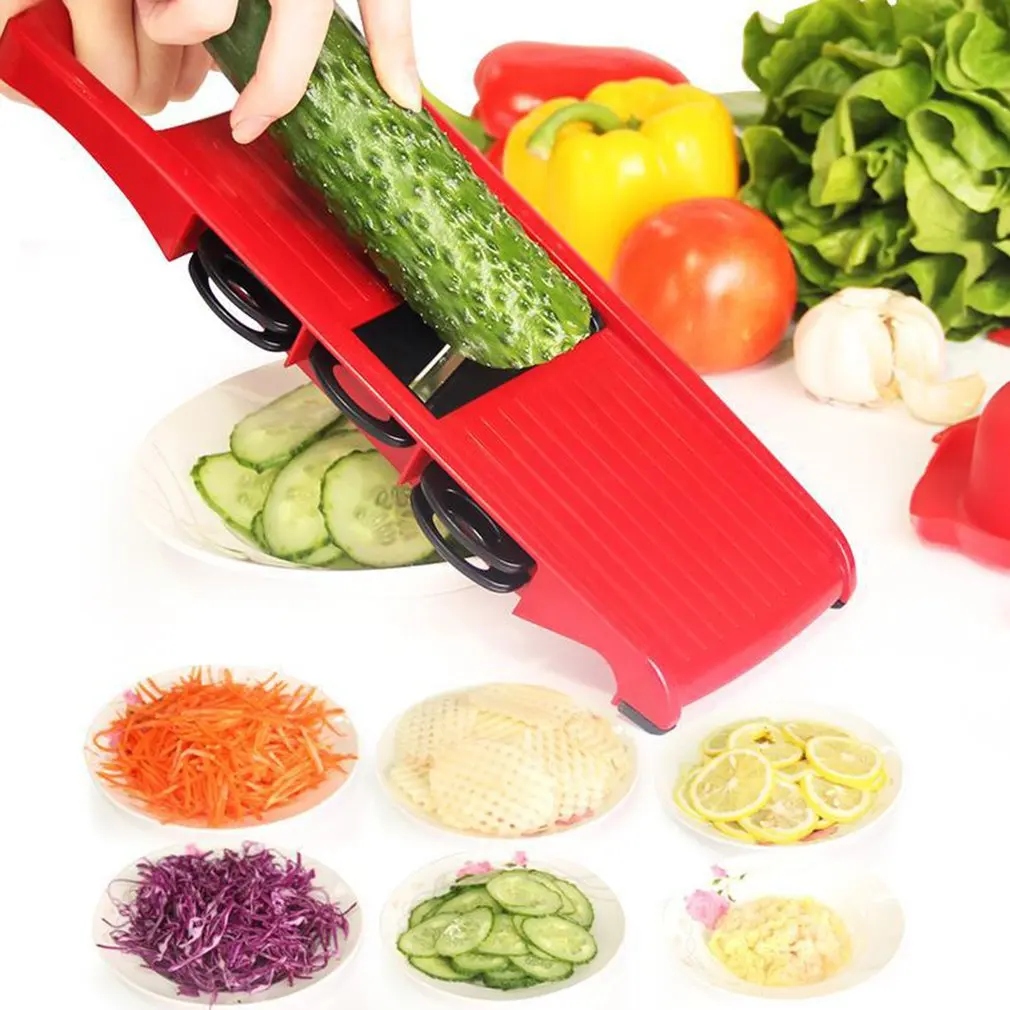 Multi-Function Cutting Device Home Kitchen Artifact Cutting Potato Silk Vegetable Shredded Wire Slicer Grater Small Easy to Use