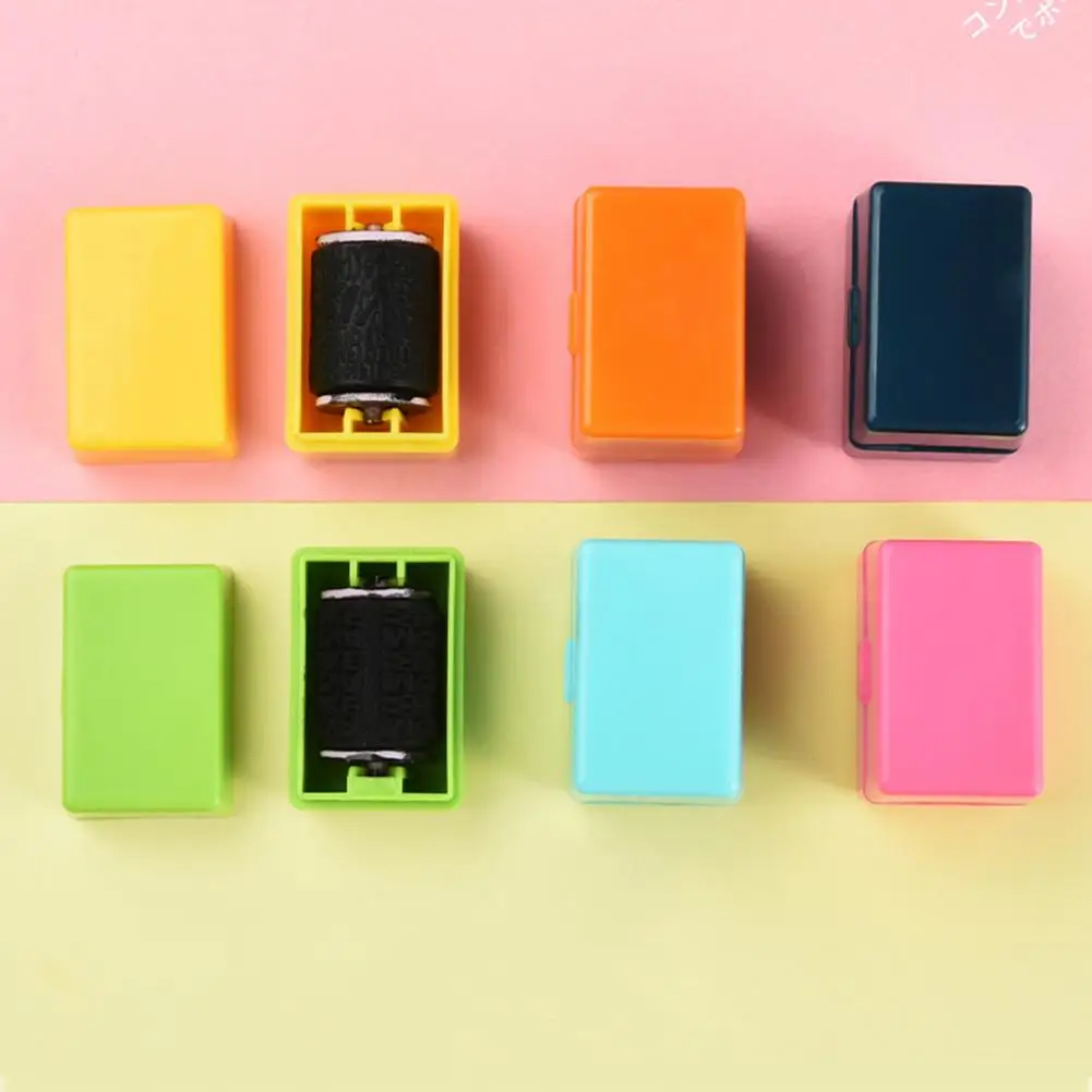 保護スタンプ耐久性のある小さなビジネスID盗難防止スタンプふた保護ローラースタンプで実用的