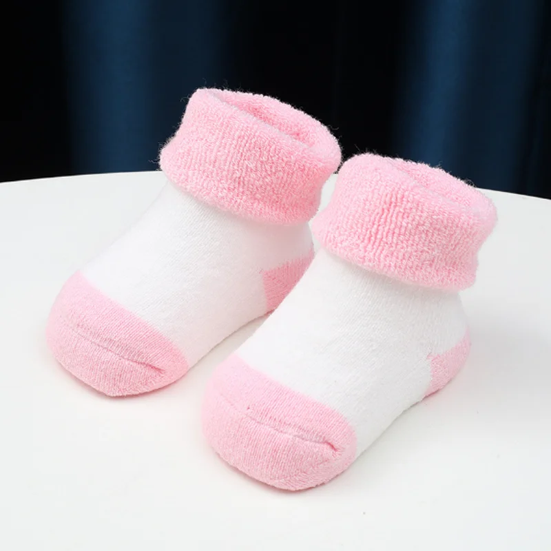 New baby socks for 0-1 years old color matching boys and girls baby foot socks