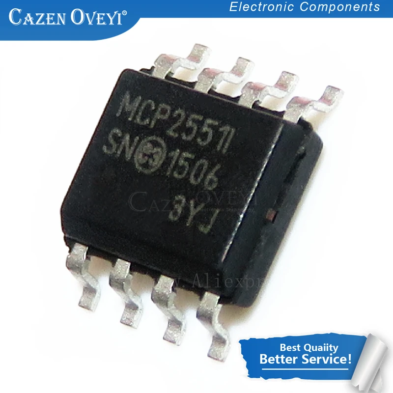 

1pcs/lot MCP2551-I/SN SOP-8 MCP2551 High speed CAN transceiver IC In Stock