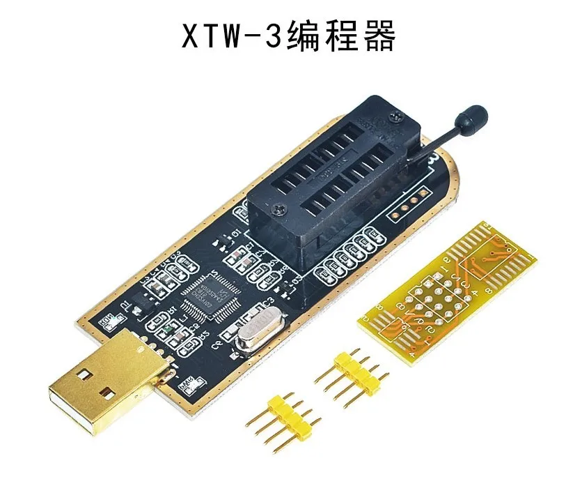 

Tuhaojin Xtw-3 Programmer USB Motherboard BIOS SPI Flash 24 25 Reader Writer Burner