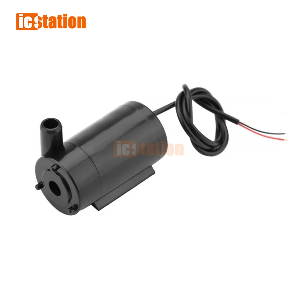 DC 2.5-5V Ít Tiếng Ồn Động Cơ Không Chổi Than Pump120L/H Mini Micro Bơm Chìm