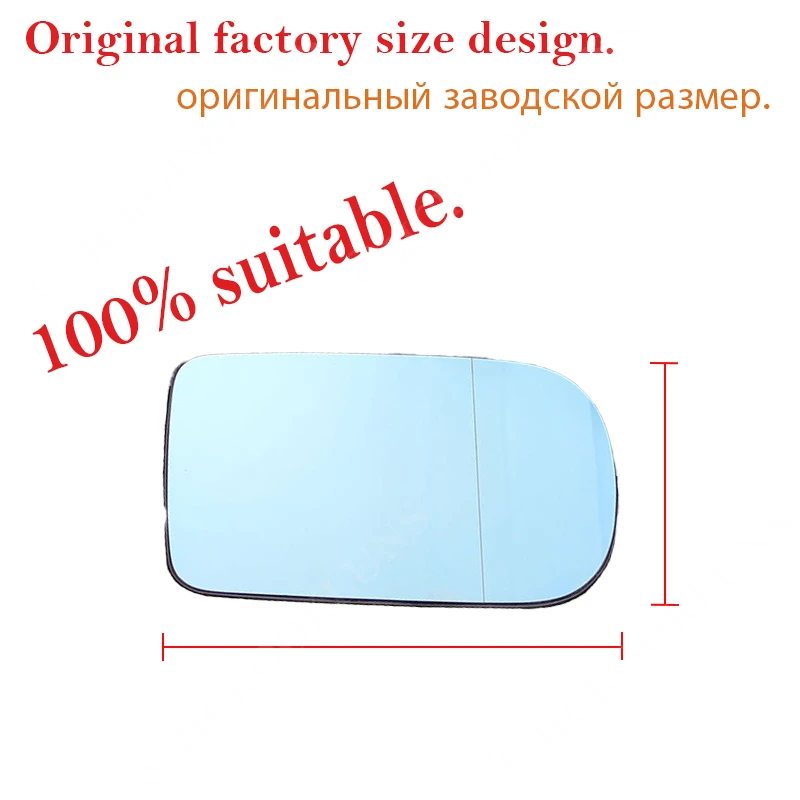 Heated Electric Side Mirror Glass For BMW 5 7 series E38 E39 1994 ~2000 Car Door Wing Rear View Rearview Replacement White 1999