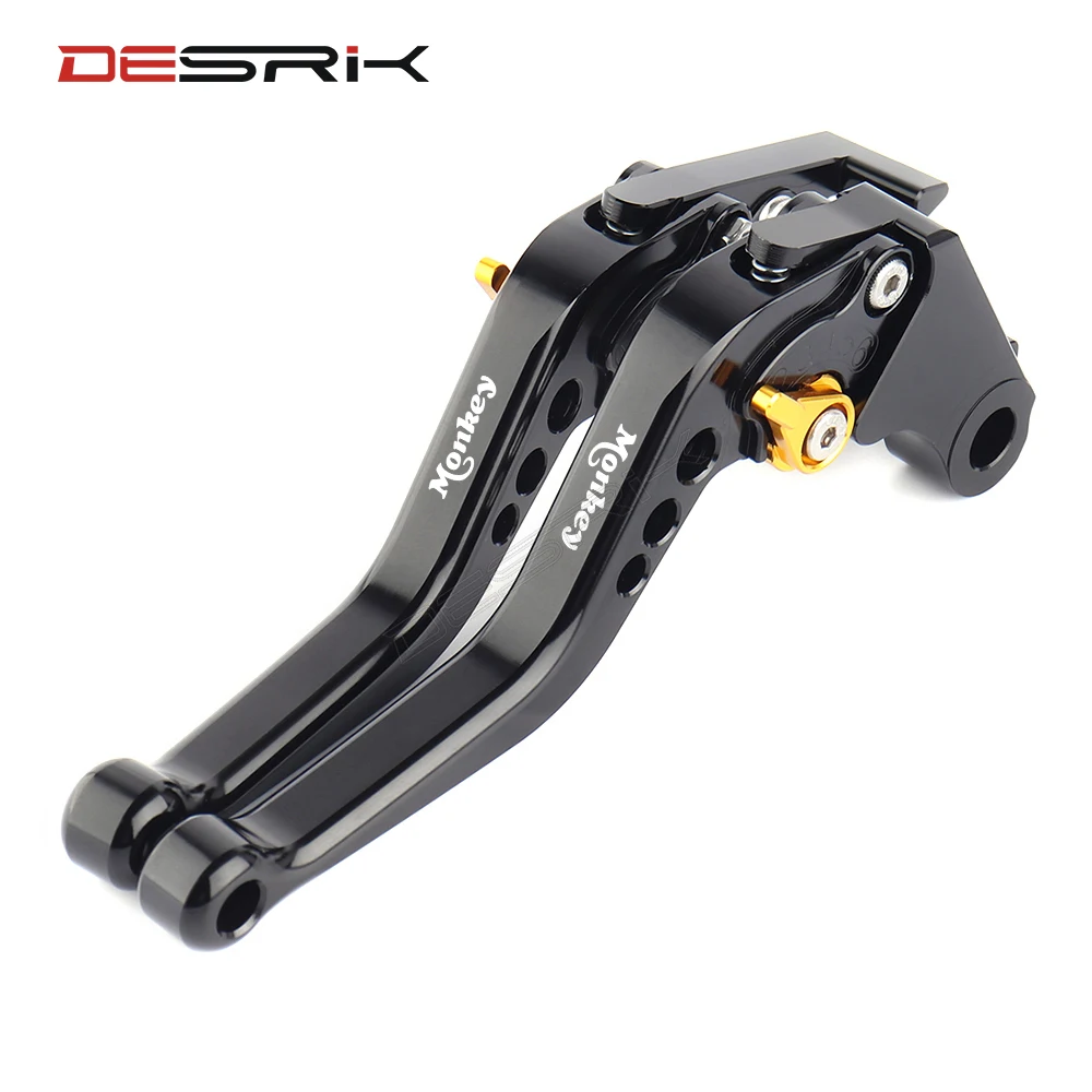 Short Adjustable CNC Aluminum Brakes Clutch Levers For Honda Monkey 125 Monkey125 2018 2019 2020 2021 2022 Accessories